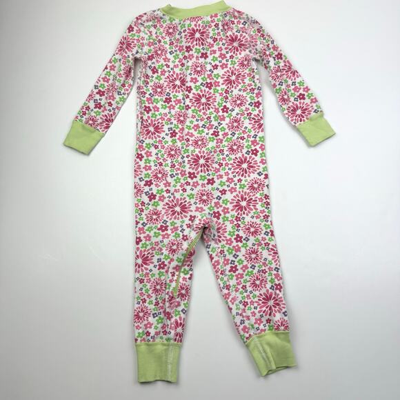 Hanna Andersson Floral Print Organic Sleeper Pajamas. - Picture 6 of 6